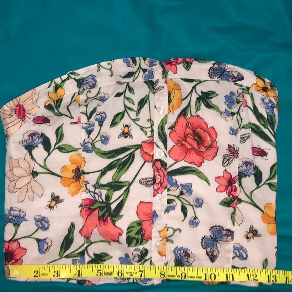 EUC Hollister Floral Tube Top Size M 🌼🌸🏵️ - Picture 5 of 9